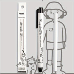 Cartoon Pen Shape Eraser, Retractable & Soft