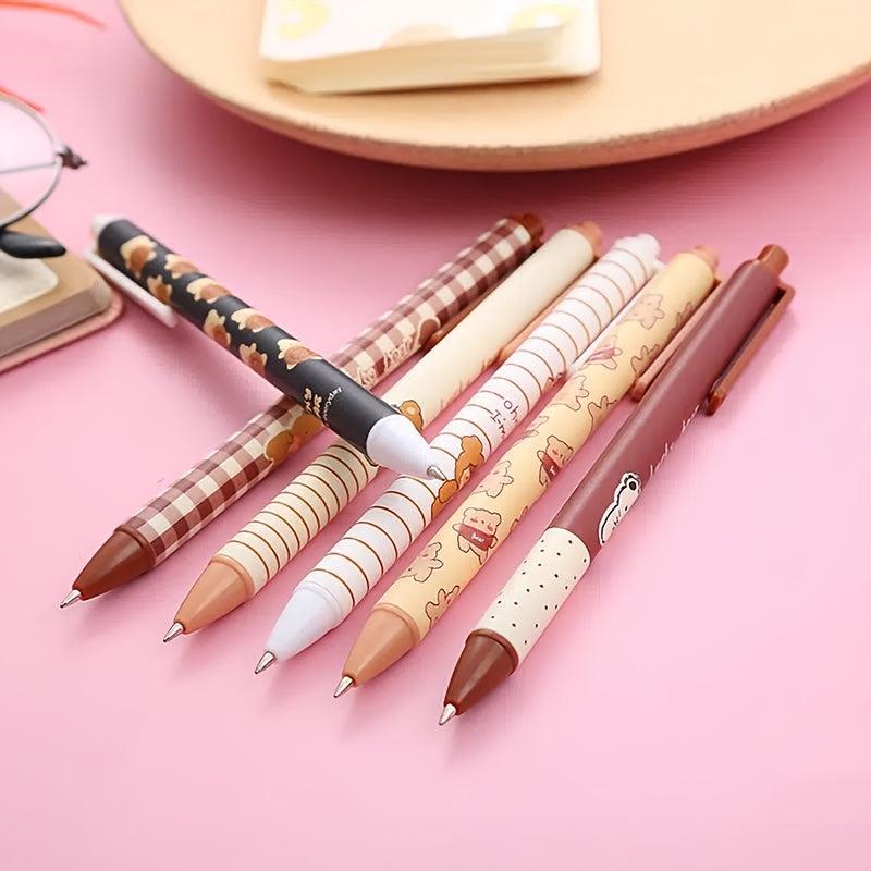 6pcs Gulu Bear 0.5mm Gel Pen Refills