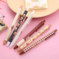 6pcs Gulu Bear 0.5mm Gel Pen Refills