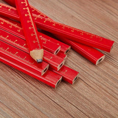 10pcs Carp Carpenter Pencils in Wooden Box for Woodworking