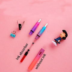 Gradient Fountain Pen For Boys And Girls Office Writing