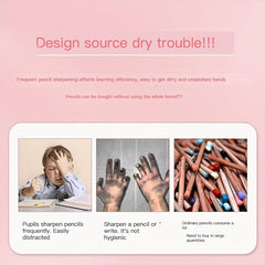 6pcs Eternity Macaron No Ink Pencil for Students