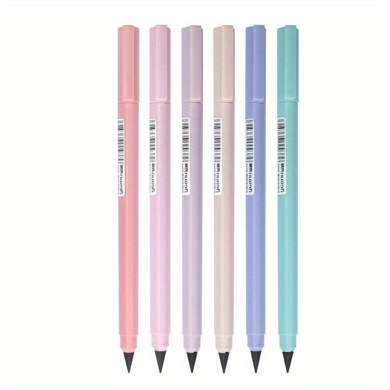 6pcs Eternity Macaron No Ink Pencil for Students