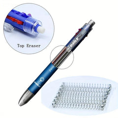 8pcs 6 In 1 Multicolor Ballpoint Pens Set