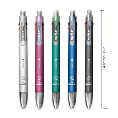 8pcs 6 In 1 Multicolor Ballpoint Pens Set