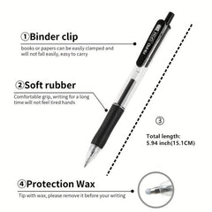 AIHAO Retractable Gel Pens Medium Point 0.7mm Assorted Ink - Smooth Writing