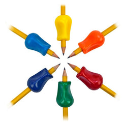 3pcs Pencil Clip Writing Aid For Left & Right Handed People Various Colors