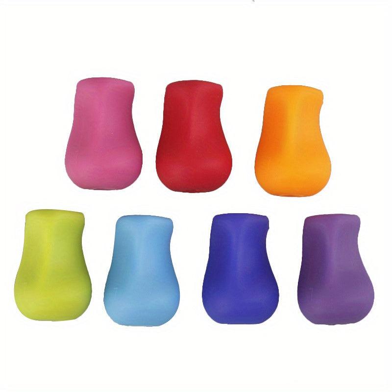 3pcs Pencil Clip Writing Aid For Left & Right Handed People Various Colors