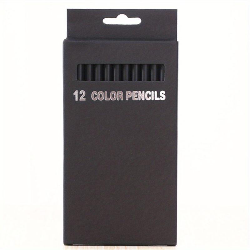 12pcs Wooden Art Drawing Pencils Set School Stationery Supplies