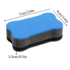 20pcs Bone Shape Mini Dry Erasers for Whiteboards, Classroom, Home & Office