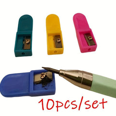 10pcs 2.0mm Mechanical Pencil Sharpener Mini Multicolour School Stationery