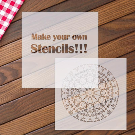 20 Pack 6 Mil 30x48 cm Blank Stencil Mylar Sheets for Stencils