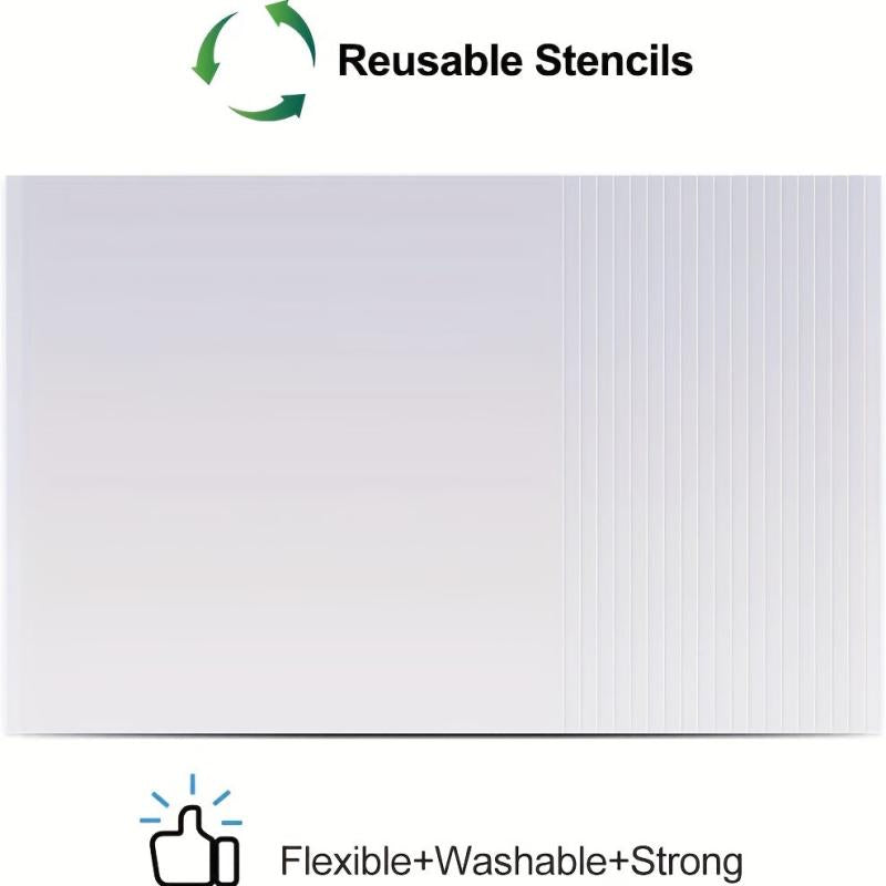 20 Pack 6 Mil 30x48 cm Blank Stencil Mylar Sheets for Stencils