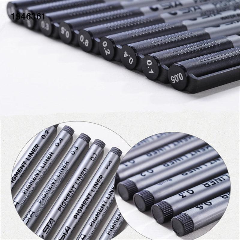 Waterproof Art Markers Brush Pen Set - Fine Sketch Pens