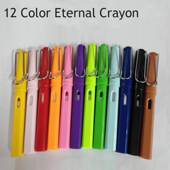 12pcs Colorful Eternity Pencil Erasable Lead Pencil Pen No Sharpening