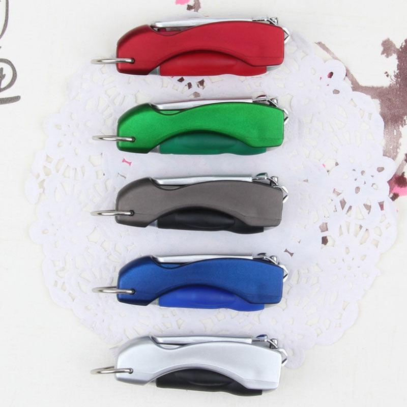Portable Multifunctional Key Chain Pen & Nail Clippers