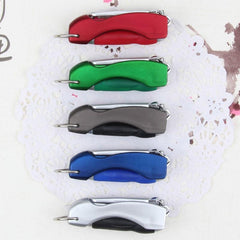 Portable Multifunctional Key Chain Pen & Nail Clippers