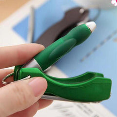 Portable Multifunctional Key Chain Pen & Nail Clippers