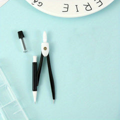 Round Gauge Set Student Examination Metal Drawing Round Gauge Painting Tool Math