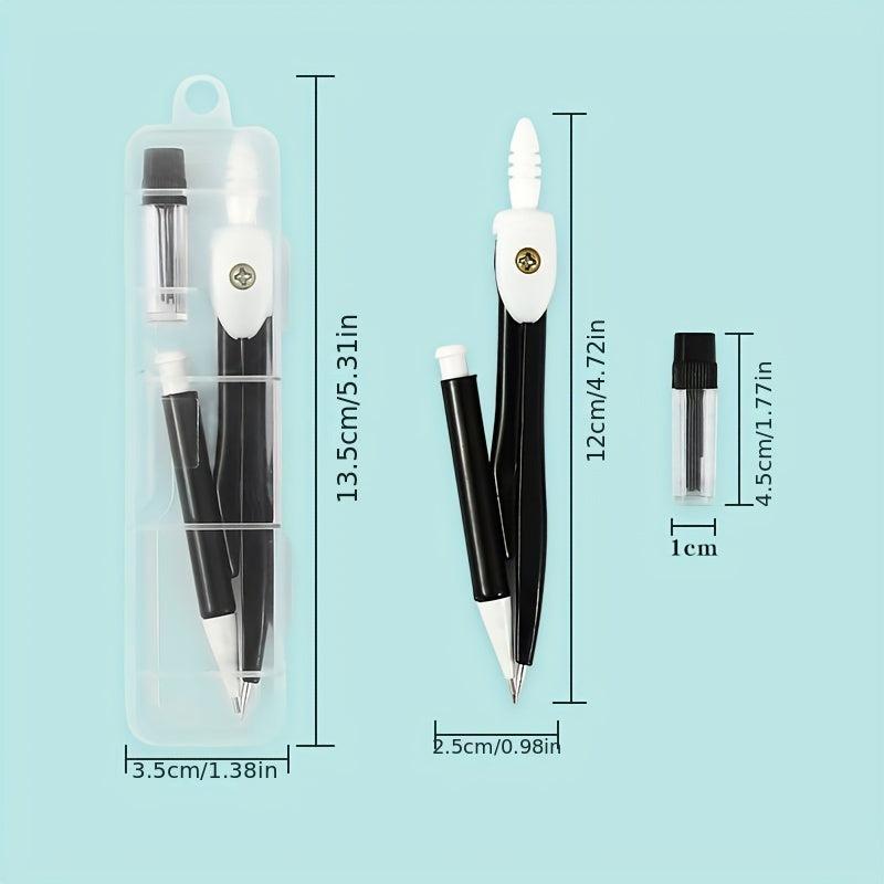 Round Gauge Set Student Examination Metal Drawing Round Gauge Painting Tool Math