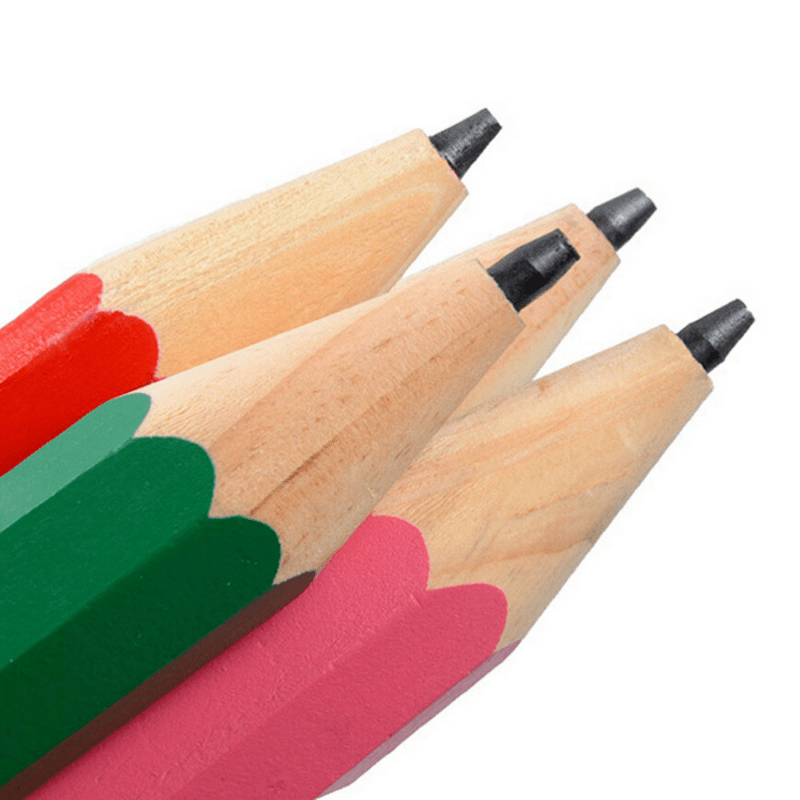 Wooden Handcraft Large Pencil for School Office Supplies Student Stationery Gift