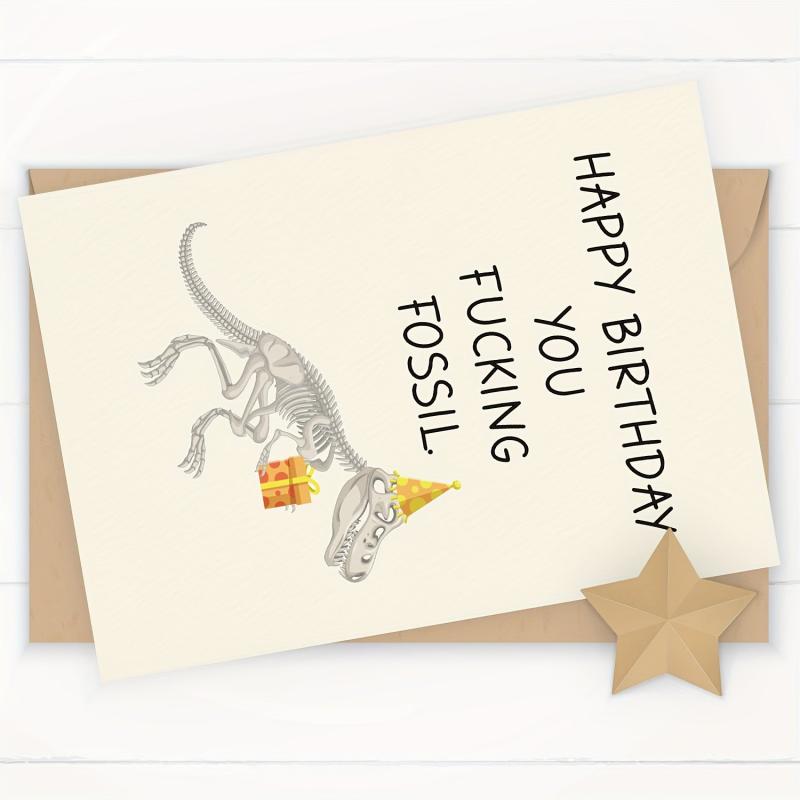 Funny Happy Birthday Card For Him Husband Boyfriend Girlfriend Wife Men Women