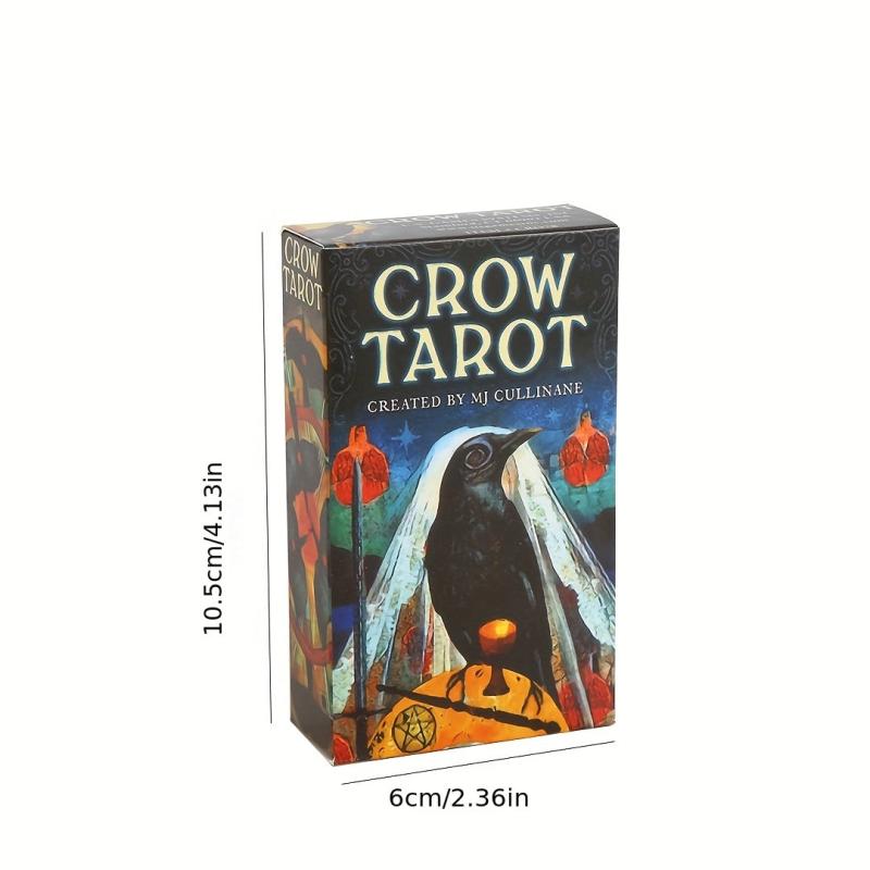 Crow Tarot Cards for Family Celebrations Divination + Guide Booklet