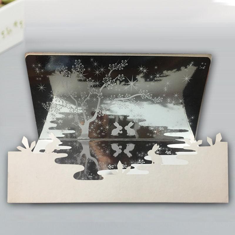 DIY Dreamy Mirror Card with Envelope - Magical Greeting Card