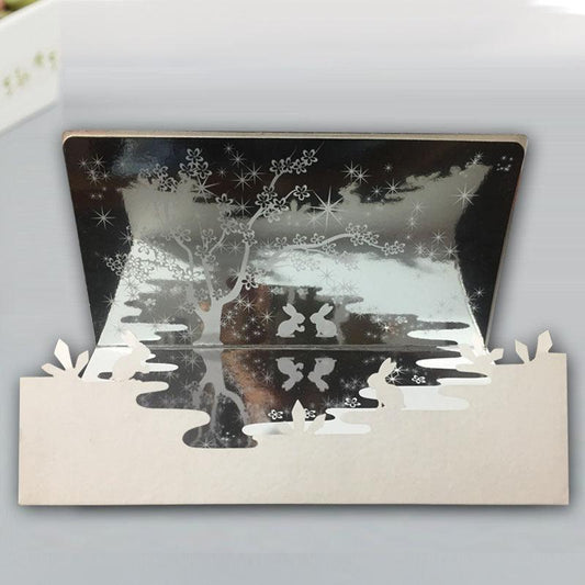 DIY Dreamy Mirror Card with Envelope - Magical Greeting Card