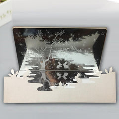 DIY Dreamy Mirror Card with Envelope - Magical Greeting Card