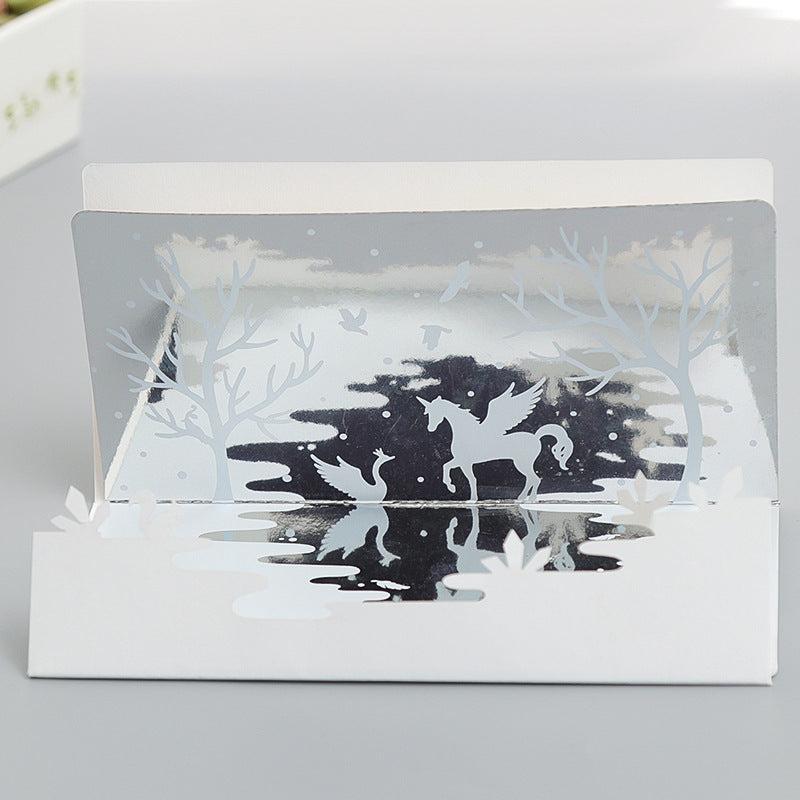 DIY Dreamy Mirror Card with Envelope - Magical Greeting Card