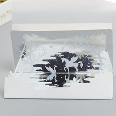 DIY Dreamy Mirror Card with Envelope - Magical Greeting Card