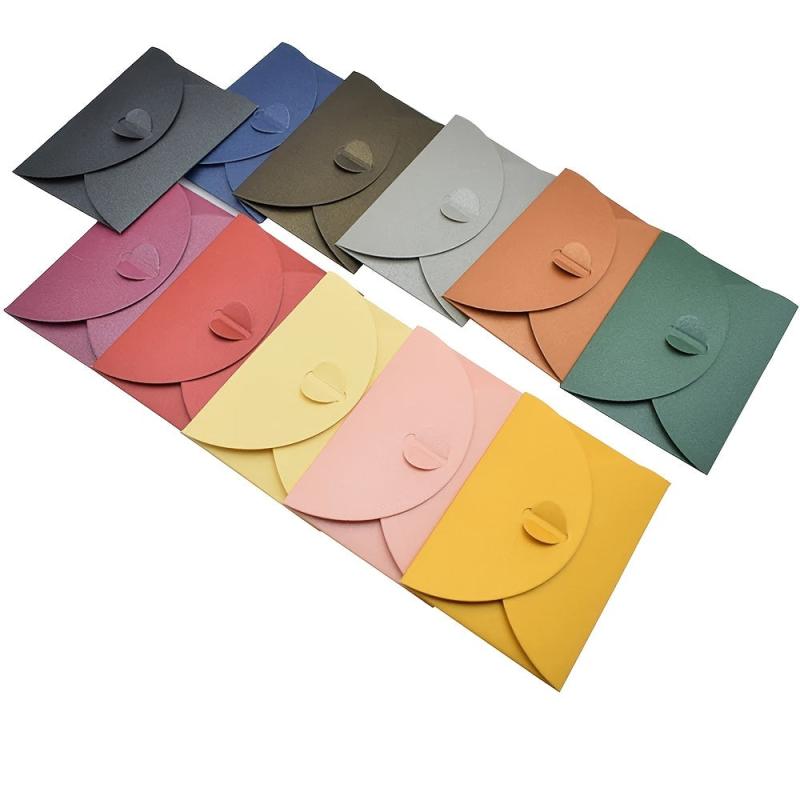 20pcs Colorful DIY Paper Envelopes for Weddings & Celebrations