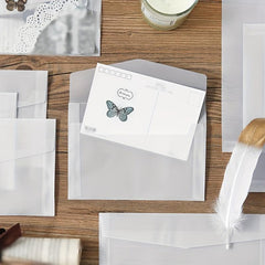 10pcs Romantic Sulfuric Acid Paper Envelopes - Creative Gift