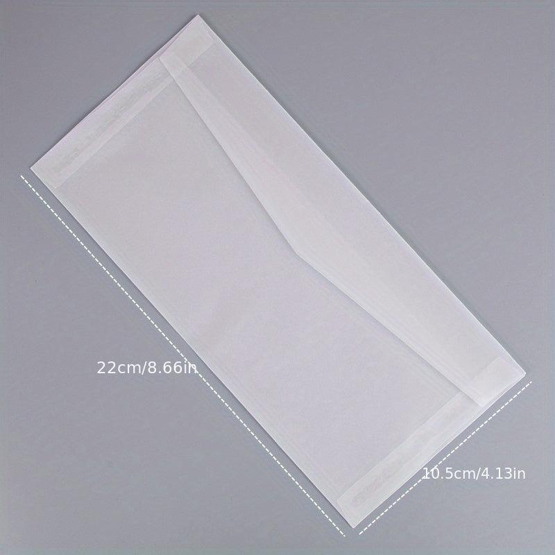 10pcs Romantic Sulfuric Acid Paper Envelopes - Creative Gift