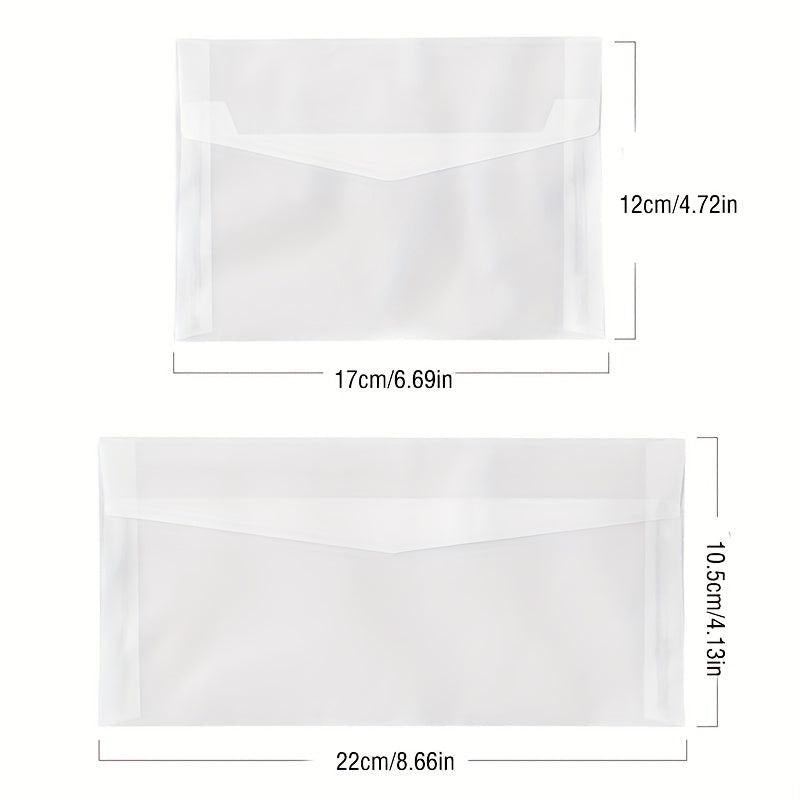 10pcs Romantic Sulfuric Acid Paper Envelopes - Creative Gift