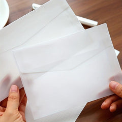 10pcs Romantic Sulfuric Acid Paper Envelopes - Creative Gift