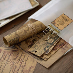 10sheets Vintage Journal/Diary Material Paper 21.8x13.5cm