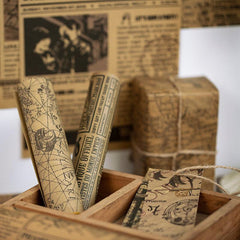 10sheets Vintage Journal/Diary Material Paper 21.8x13.5cm