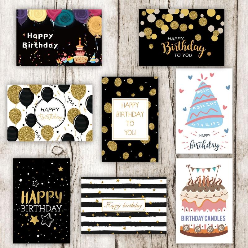 24PCS Birthday Card With 24 Envelopes