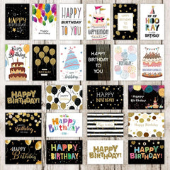 24PCS Birthday Card With 24 Envelopes
