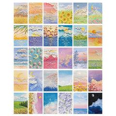 30 Handcrafted Painting Style Greeting Cards for Any Occasion