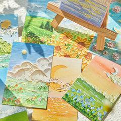 30 Handcrafted Painting Style Greeting Cards for Any Occasion