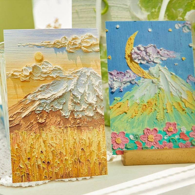 30 Handcrafted Painting Style Greeting Cards for Any Occasion