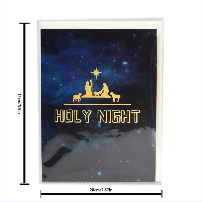 3D Christmas Card - Festive Holiday Greeting Card