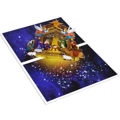 3D Christmas Card - Festive Holiday Greeting Card