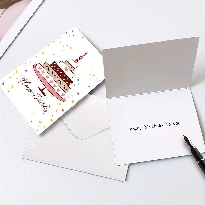 Birthday Cards Set of 9 with Envelopes