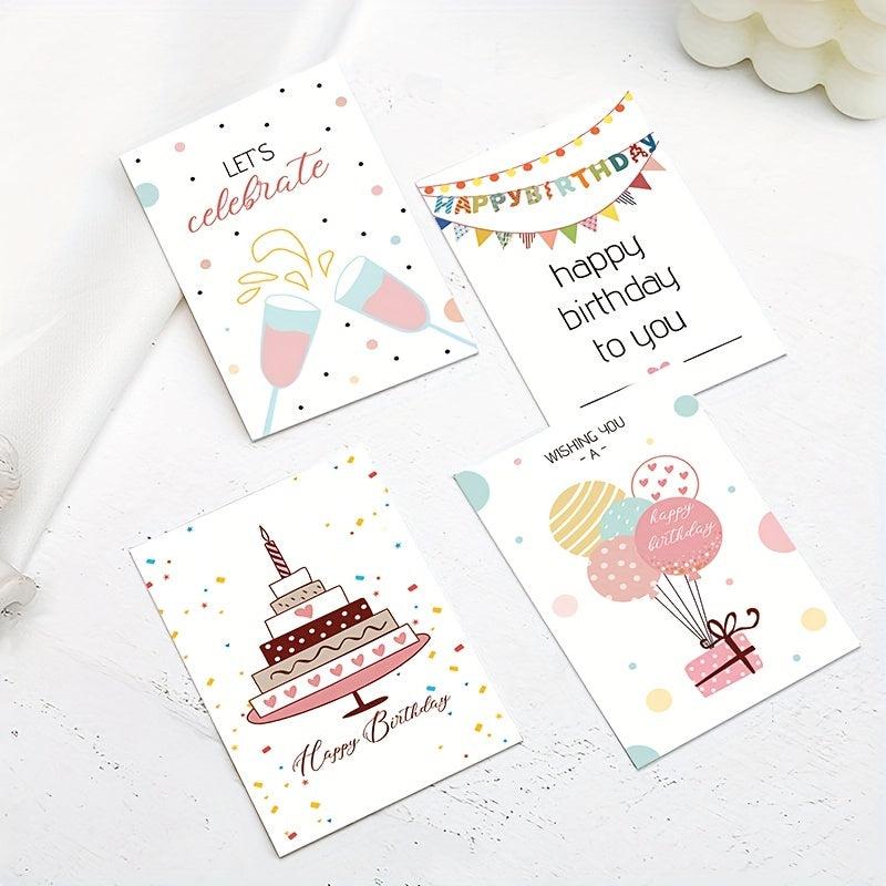 Birthday Cards Set of 9 with Envelopes
