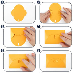 10PCS Small Greeting Card Envelopes Bronzing Love Pearl Paper Mini Envelope