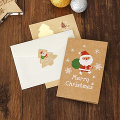 18pcs Christmas Blessing Cards Holiday Gift Greeting Message Cards